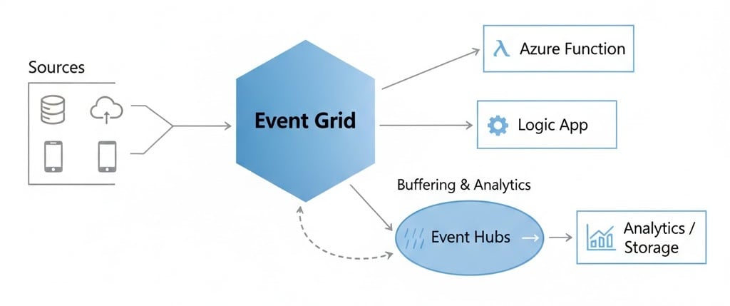 Event Grid with Event Hubs