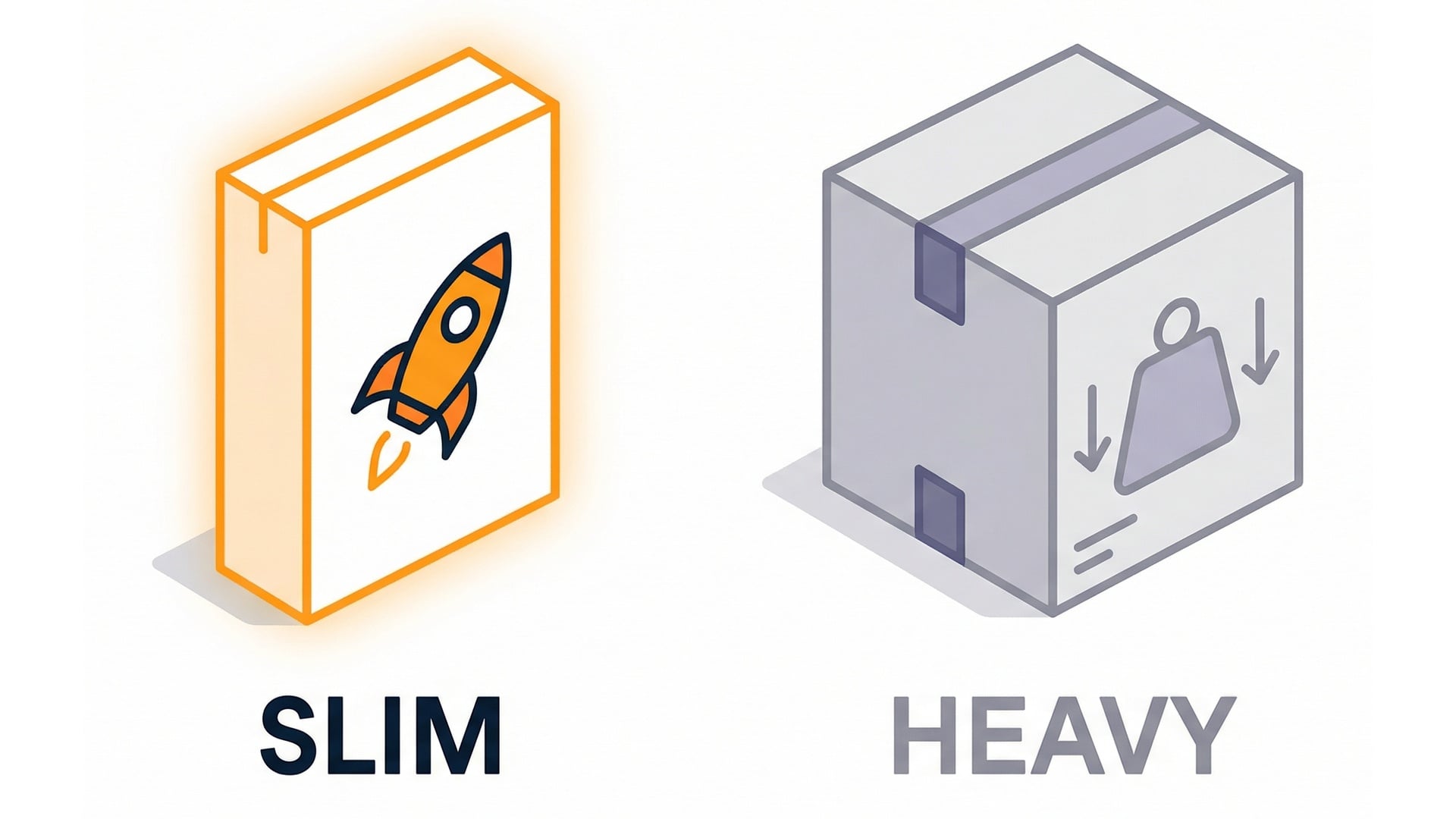 Slim vs heavy dependency package