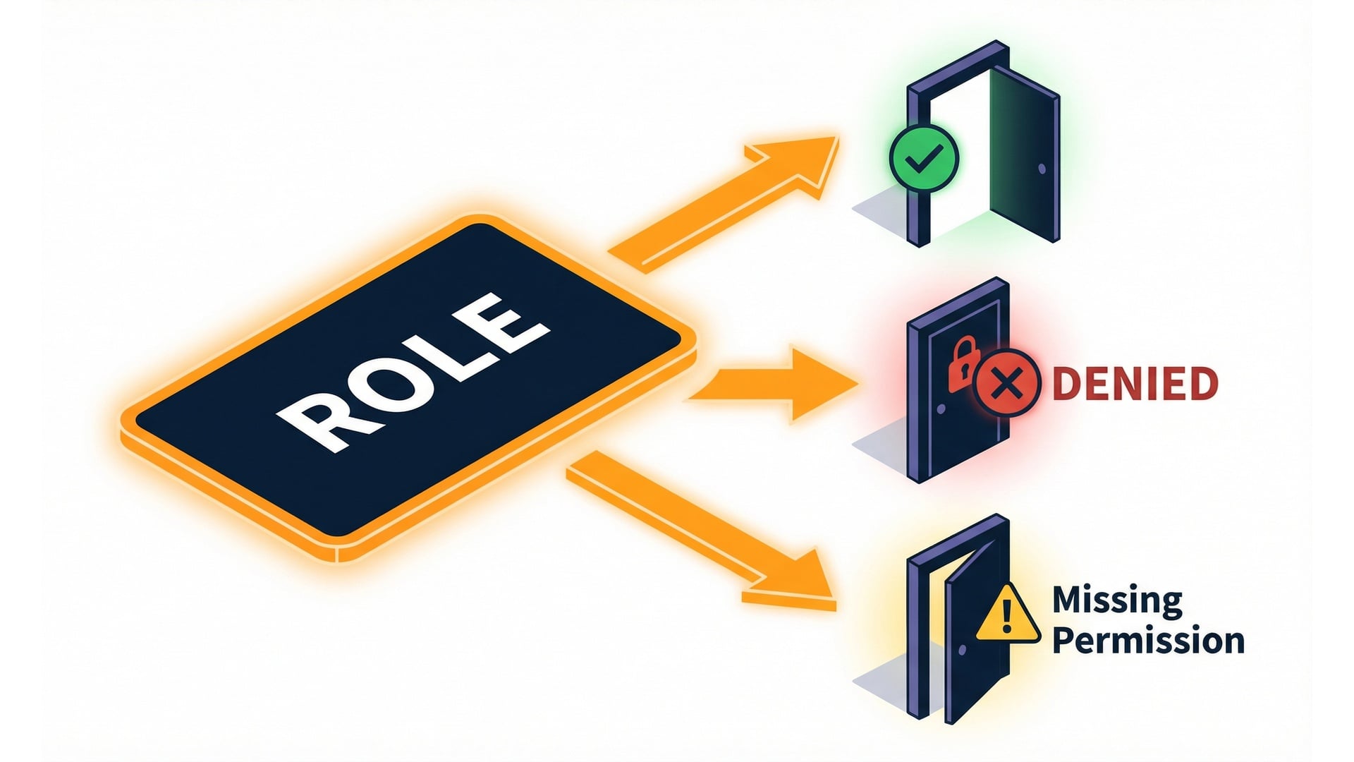 Execution role as a keycard