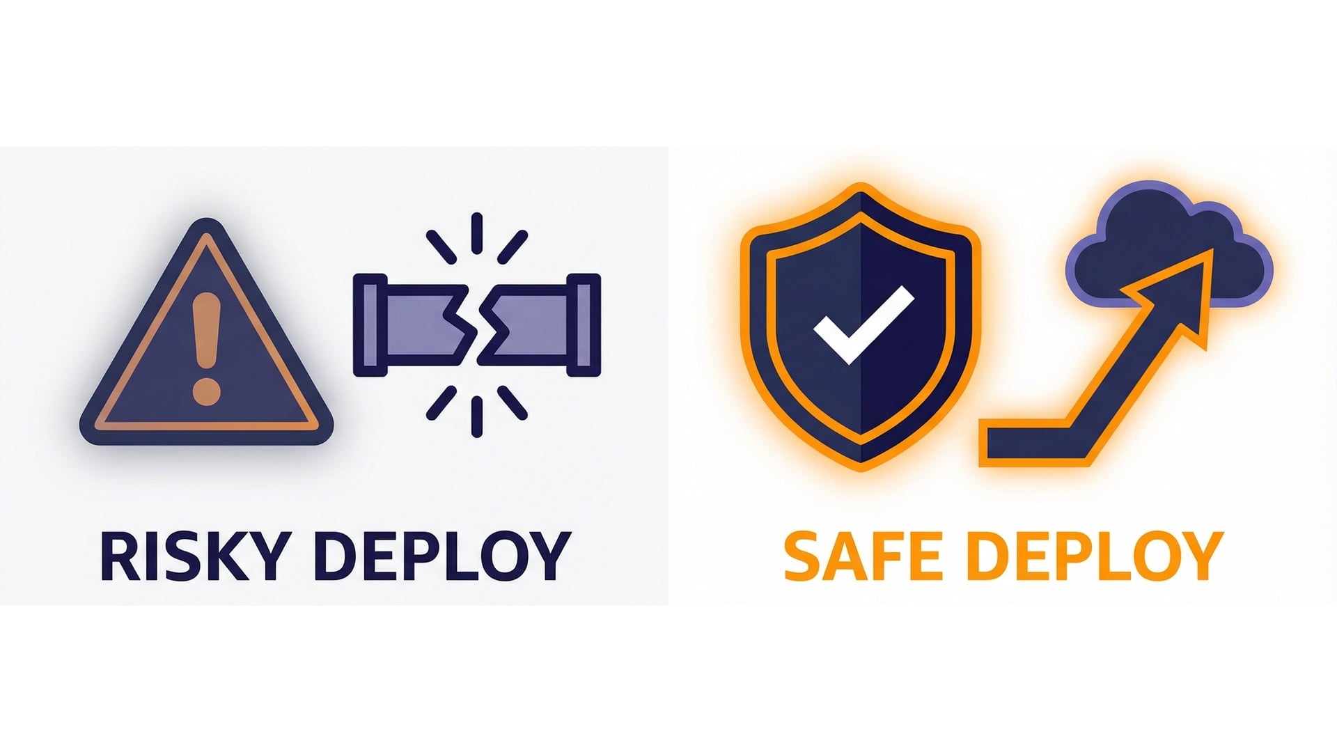 Risky deploy vs safe deploy