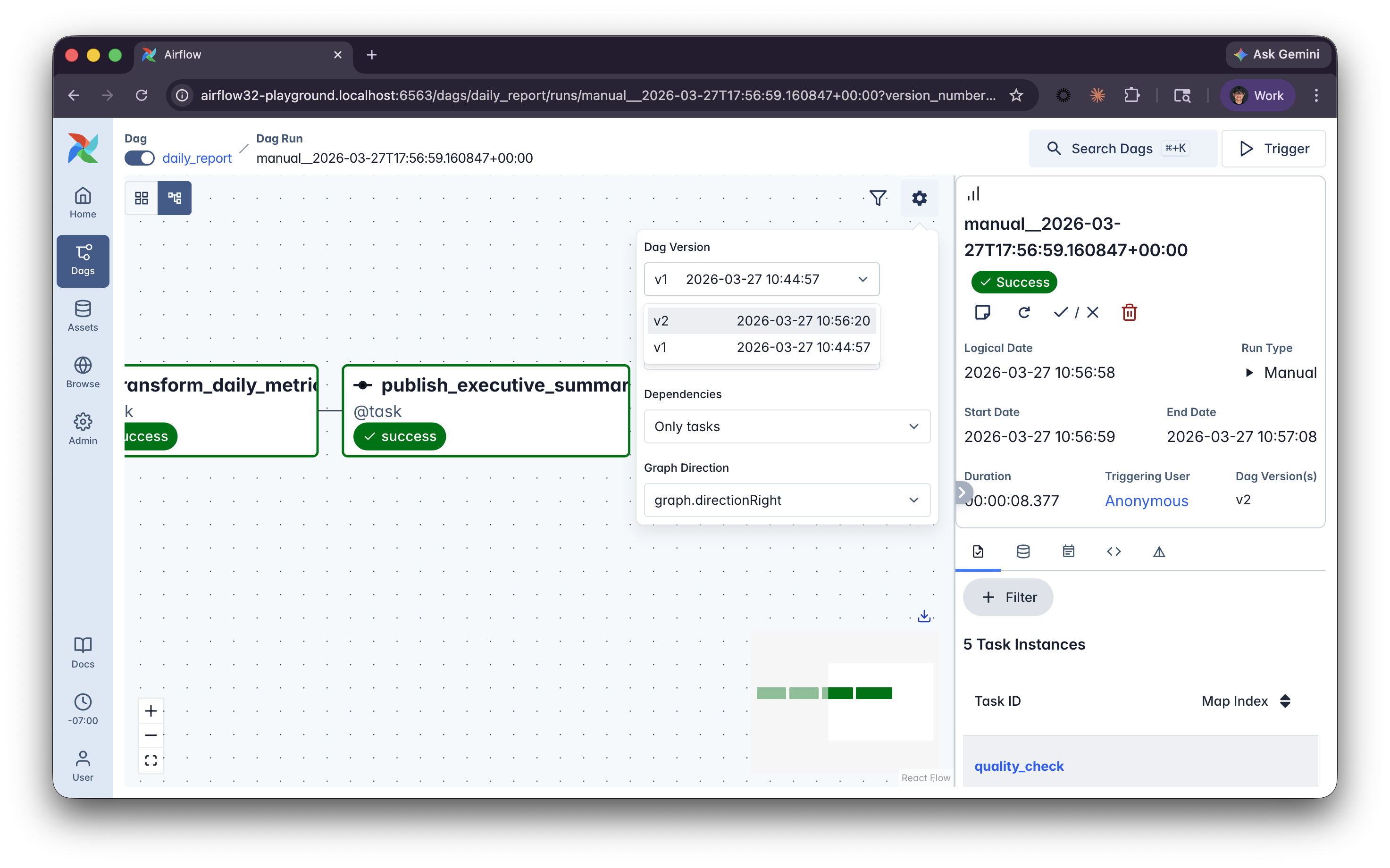 Dag version indicator in Airflow UI