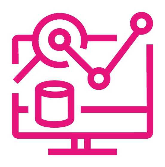 Icon representing monitoring, detecting whether a system is working as expected