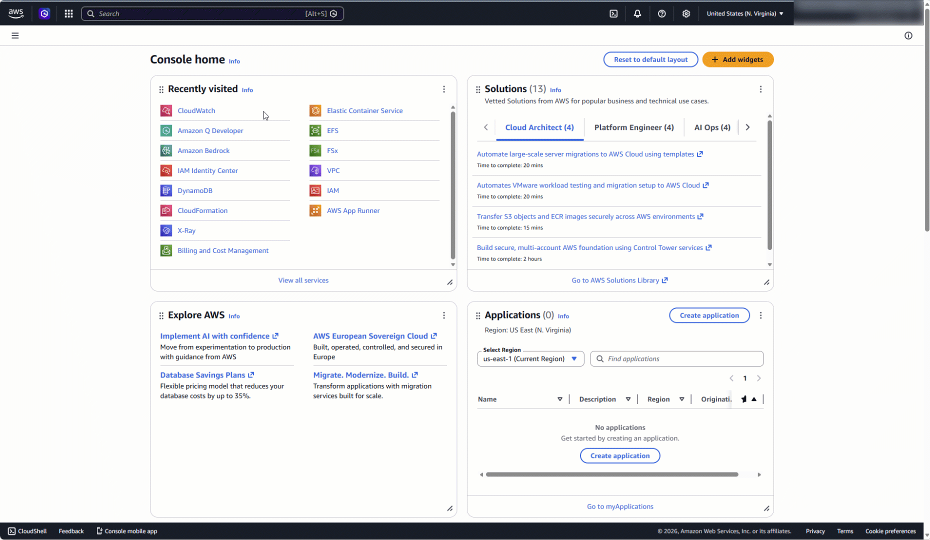 Animation of browsing DynamoDB metrics in the CloudWatch console and zooming into a spike