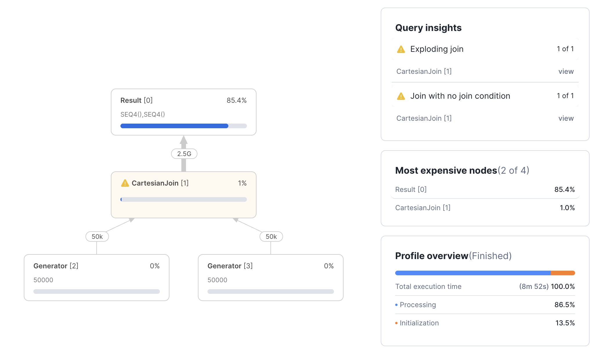 query insights recommendation