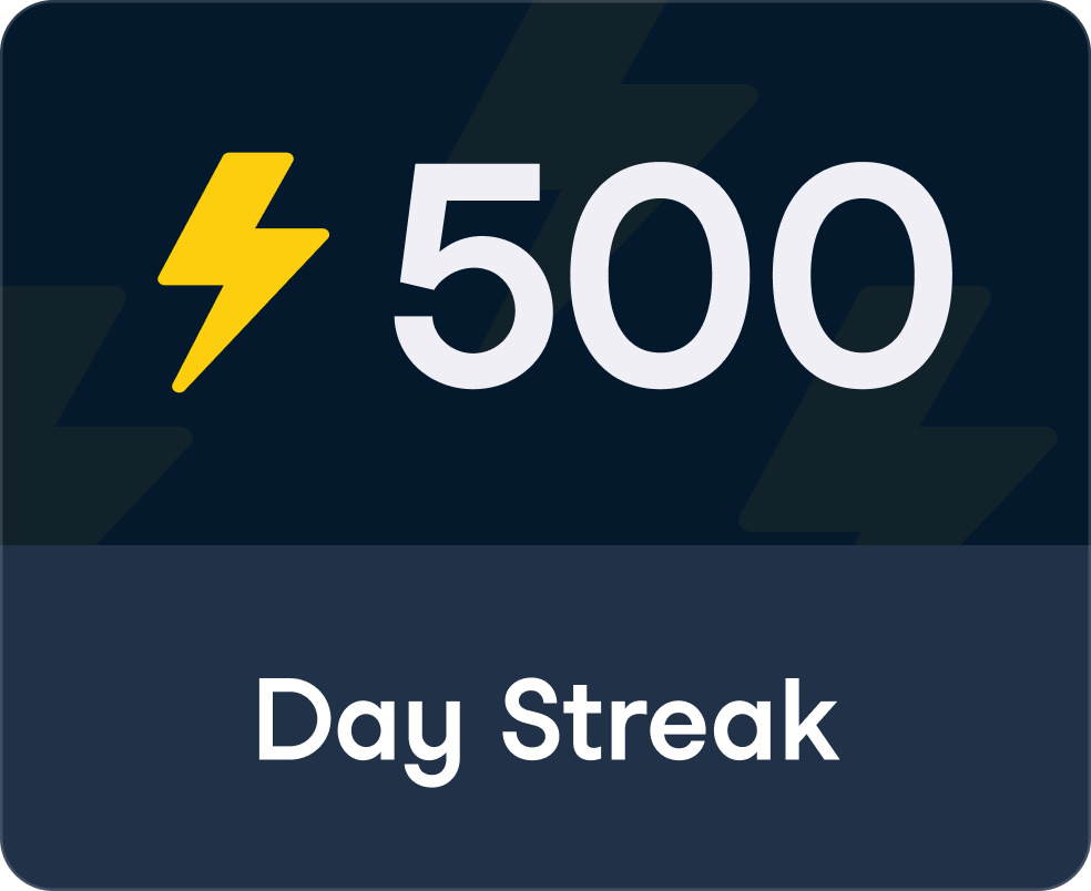 500-Day Streak